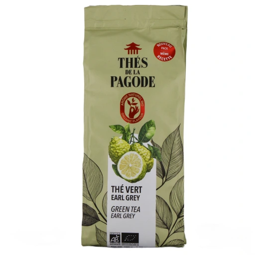 Thés de la Pagode Thé Vert Earl Grey Bio