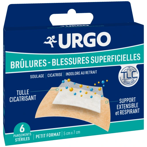 Urgo Pansements Waterproof Brûlures & Blessures Superficielles