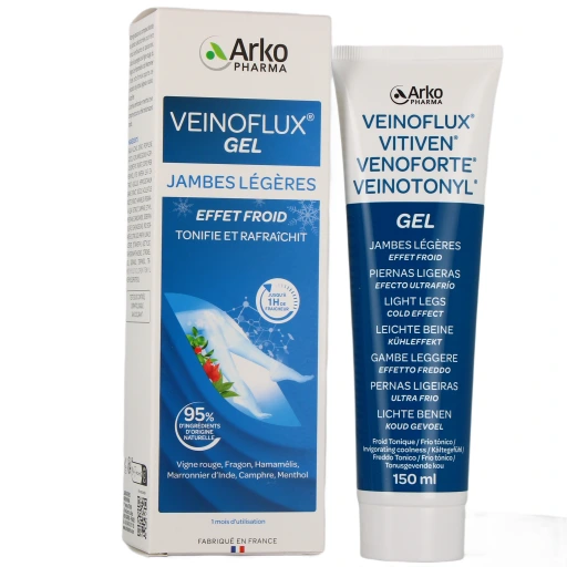 Veinoflux Jambes Légères Gel Effet Froid