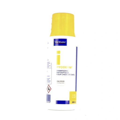 Virbac Pyoderm Shampooing Antiseptique pour Chiens et Chats