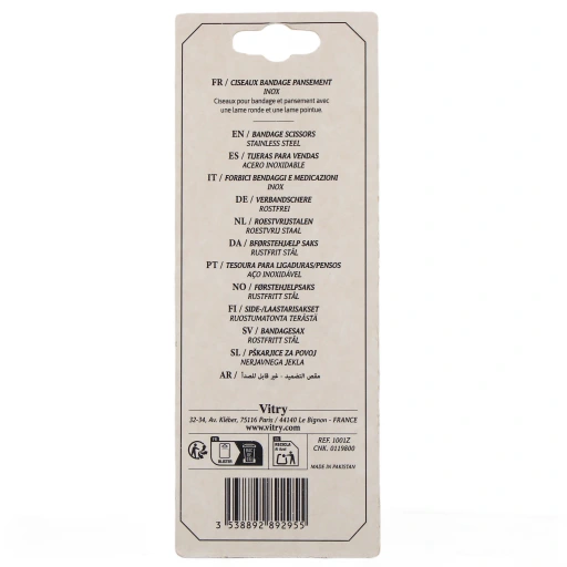 Vitry Ciseaux pour Bandages et Pansements