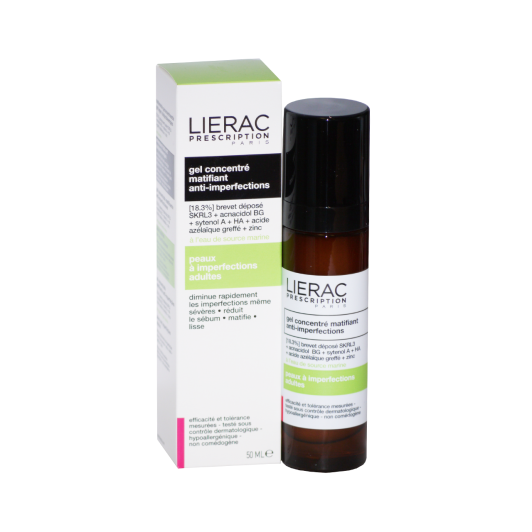 LIERAC Prescription Gel concentré matifiant anti-imperfections