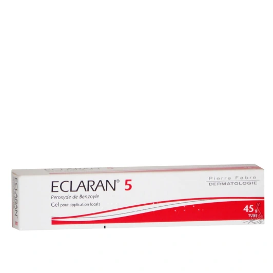 Eclaran 5 gel pour application locale