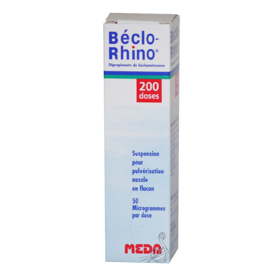 Beclo rhino suspension pour pulvérisation nasale 100doses