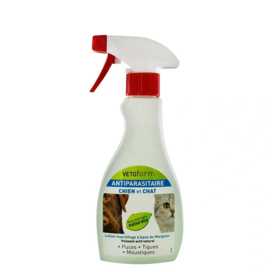 VETOFORM Antiparasitaire Lotion répulsive Chien et chat
