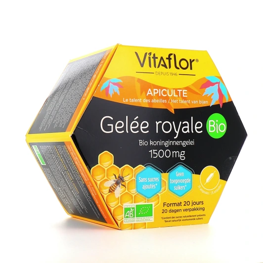 Vitaflor Gelée Royale 1500 mg Bio Ampoules