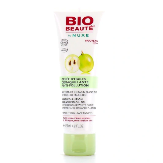 NUXE Bio Beauté Gelée d'Huiles démaquillante Anti-pollution 125ml