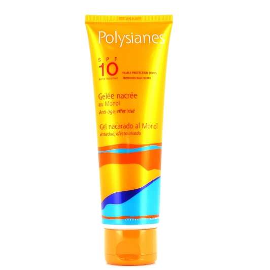 Polysianes SPF10 Gelée nacrée au Monoï 125ml