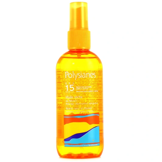 Polysianes SPF15 Huile sèche au Monoï