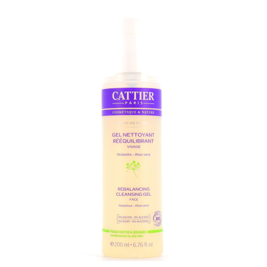 Cattier Gel Nettoyant Rééquilibrant Bio