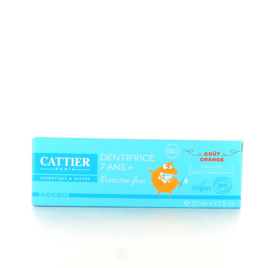 Cattier Dentifrice Bio 7 ans+