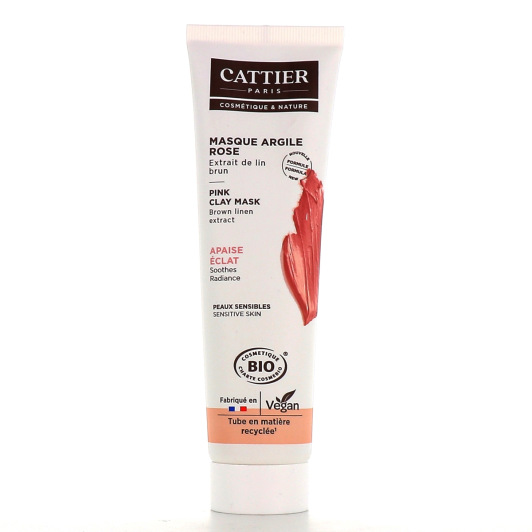 Cattier Masque Argile Rose Bio