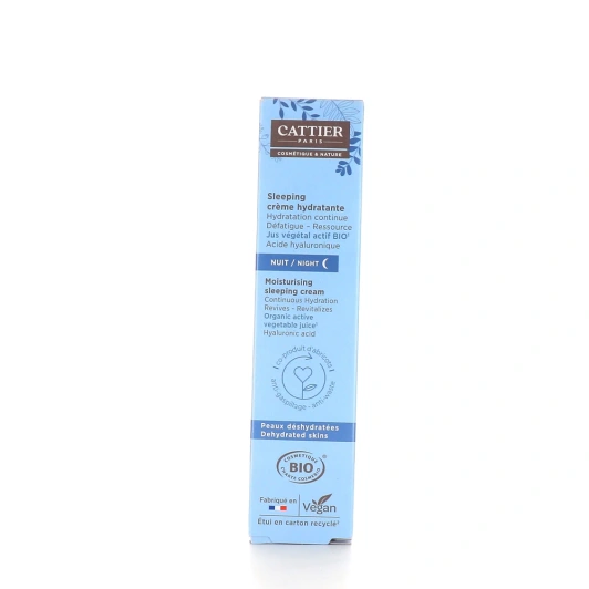 Cattier Sleeping Crème Hydratante Bio