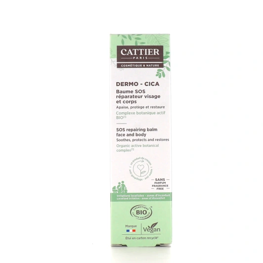 Cattier Dermo-Cica Baume SOS Réparateur Bio