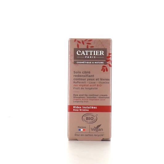 Cattier Soin Ciblé Redensifiant Contour Yeux et Lèvres Bio