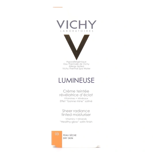 VICHY Lumineuse Crème teintée Peaux sèches