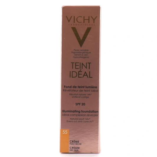 VICHY Teint idéal Fond de teint lumière Peaux sèches