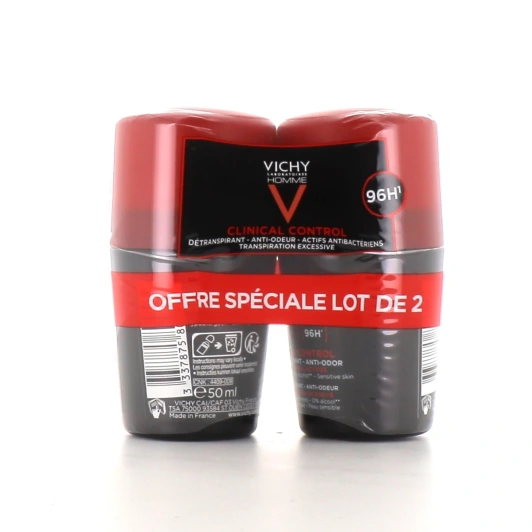 Vichy Clinical Control Détranspirant anti-odeur Homme 96h