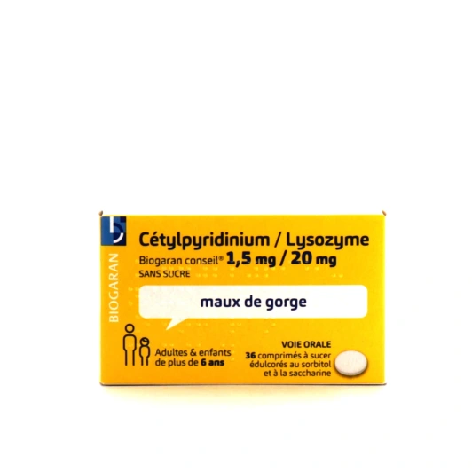Cétylpyridinium / Lysozyme