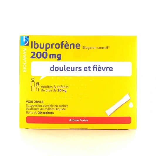 Ibuprofène Biogaran Sticks