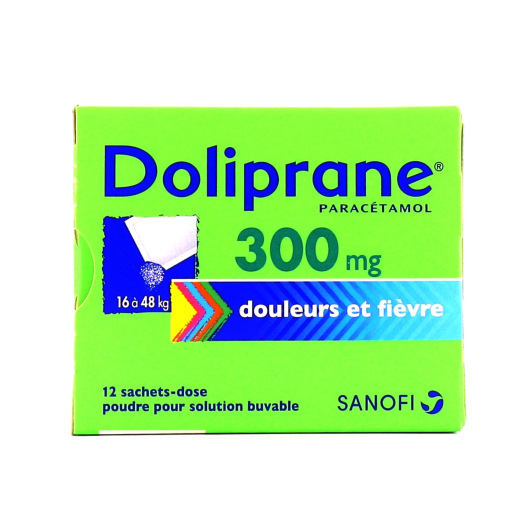 Doliprane  300mg 12 sachets dose