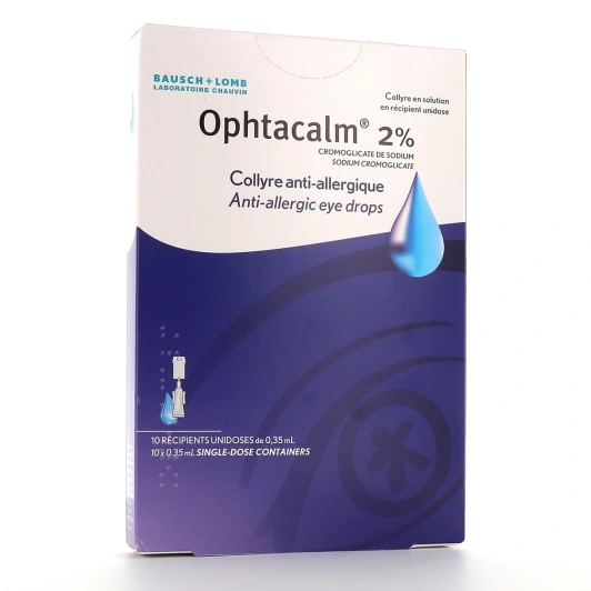Ophtacalm 2% Collyre Anti-allergique