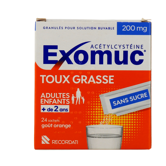 Exomuc Toux Grasse 200 mg ou 600 mg