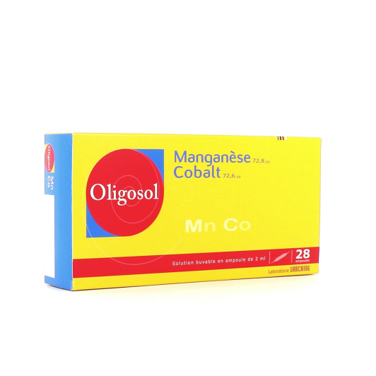 Oligosol Manganèse Cobalt 28 ampoules