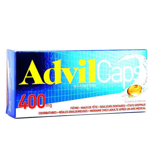 AdvilCaps 400mg 14 capsules