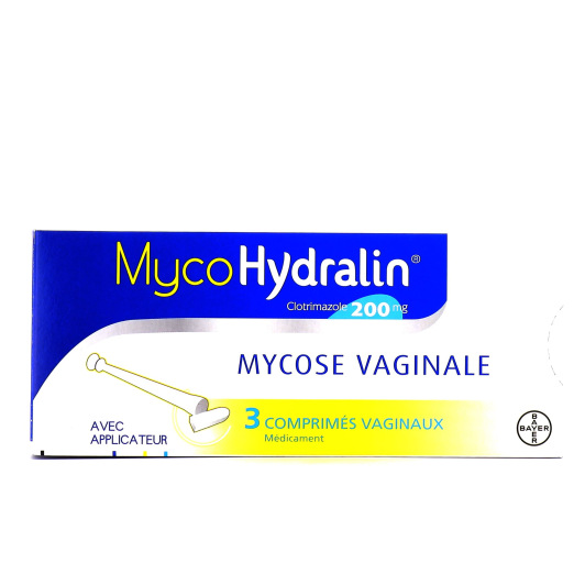 MycoHydralin 200 mg 3 Comprimés Vaginaux