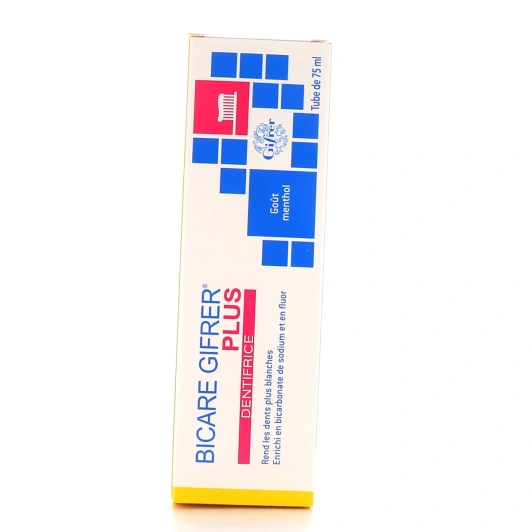 Bicare Gifrer Plus Dentifrice Goût menthol