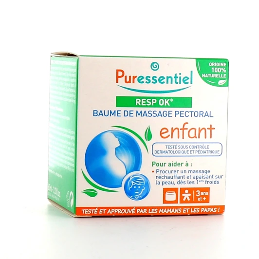 Puressentiel Resp'Ok Baume de massage pectoral enfant