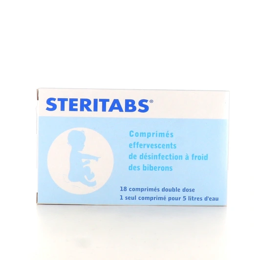 Steritabs Comprimés pour désinfection à froid des biberons
