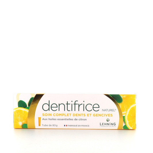 Lehning Dentifrice Naturel Soin Complet Dents et Gencives