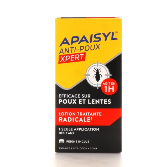 Apaisyl Xpert Lotion Anti-Poux et Lentes