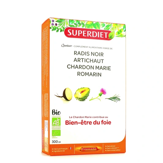 Super Diet Quatuor Bien-Être du Foie Bio