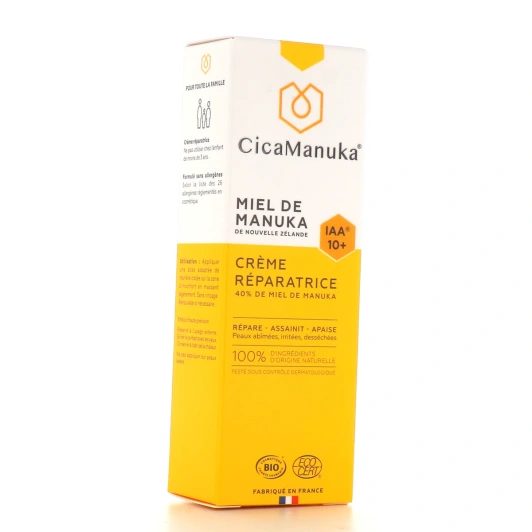CicaManuka Crème Réparatrice Bio