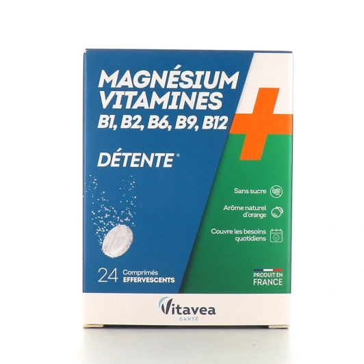 Nutrisanté Magnésium + Vitamines B comprimés effervescents