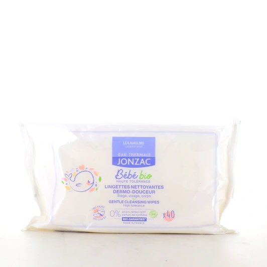 Jonzac Bébé Bio Lingettes Nettoyantes Dermo-Douceur
