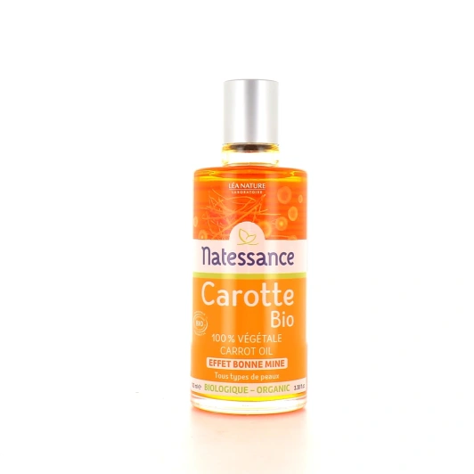 Natessance Huile de Carotte Bio Effet Bonne Mine