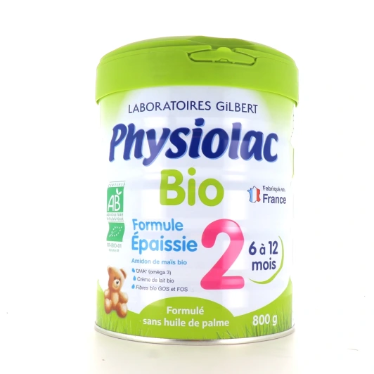 Physiolac Bio Lait 2ème âge Formule épaissie