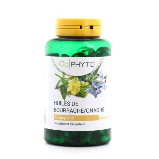 Go Phyto Huiles de Bourrache Onagre
