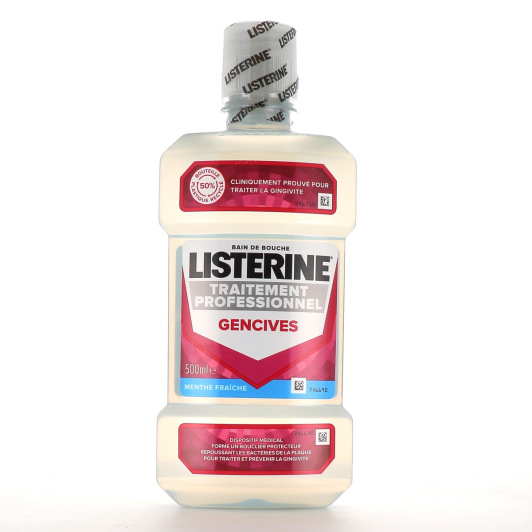 Listerine Professionnel Bain de Bouche Traitement Gencives