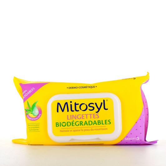 Mitosyl Lingettes Biodégradables Aloe Vera