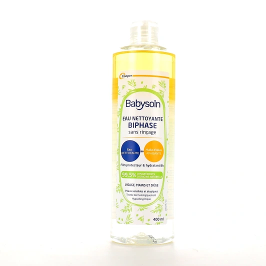 Cooper Babysoin Eau nettoyante Biphase