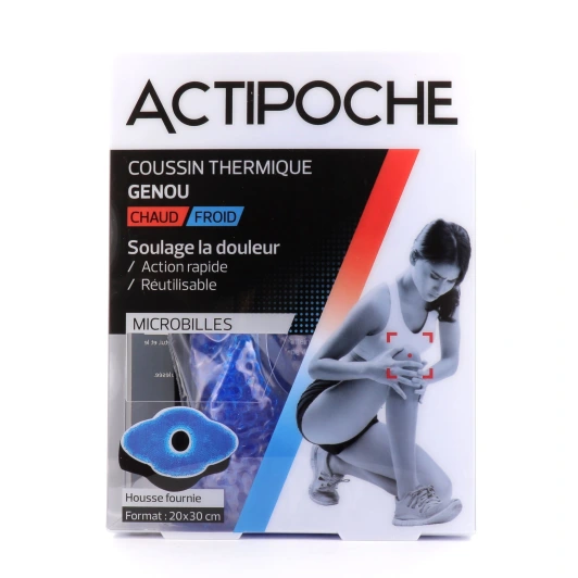 Actipoche Chaud Froid Genou Microbilles 20 x 30 cm