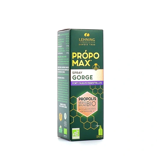 Lehning Propomax Spray Gorge Fort Propolis Bio
