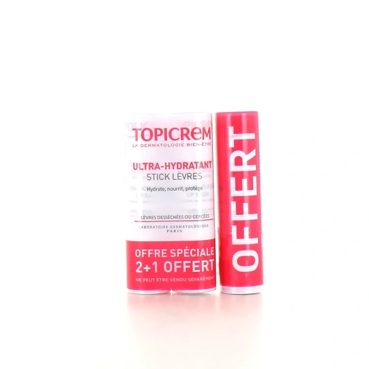 Topicrem Les Essentiels Ultra-hydratant Stick à lèvres