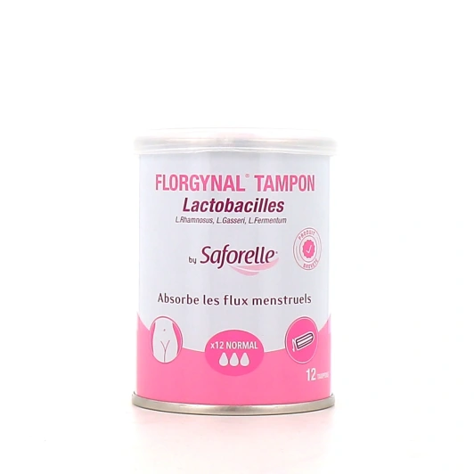 Saforelle Florgynal Tampon Probiotique Normal x12