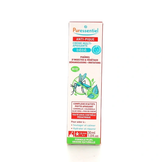 Puressentiel Anti-Pique Crème Multi-Apaisante Bébé Bio
